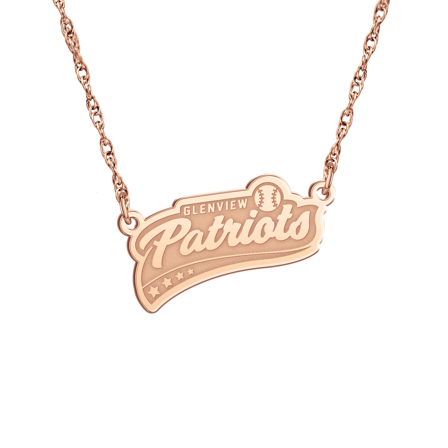 Glenview Patriots Logo Necklace