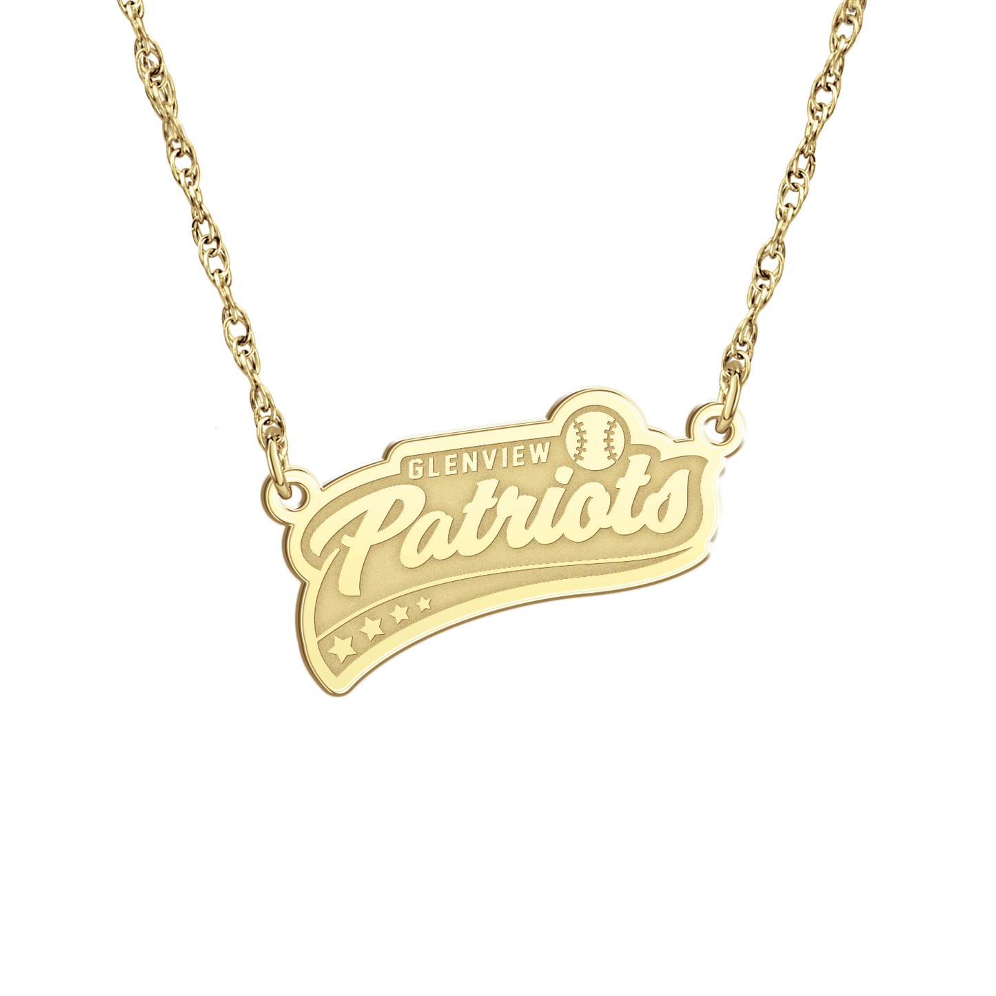 Glenview Patriots Logo Necklace