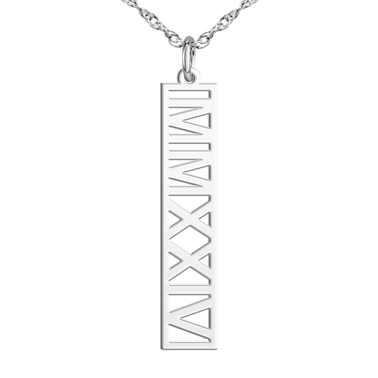Pierced Graduation Tag Pendant