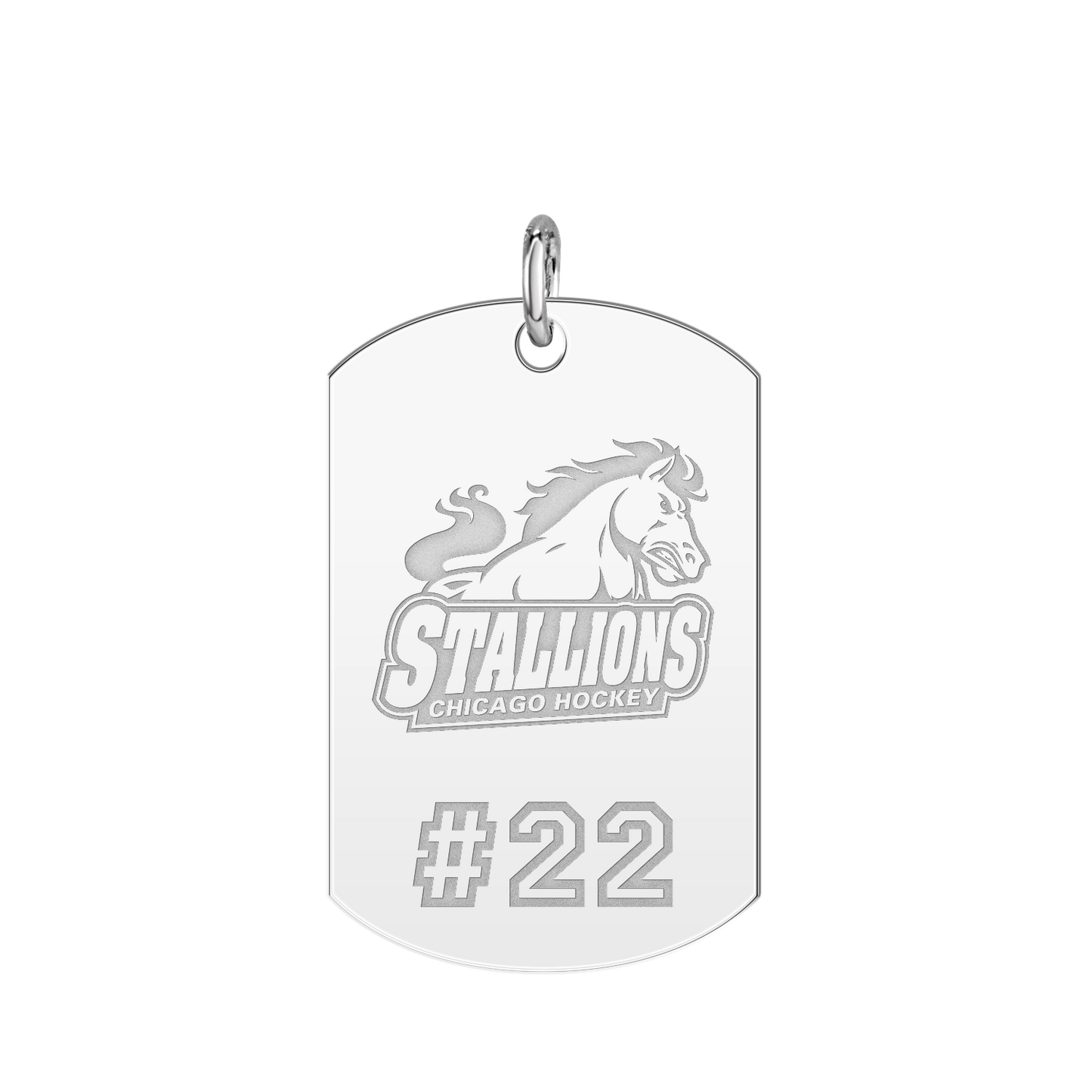 Chicago Stallions Player’s Number Tag Large