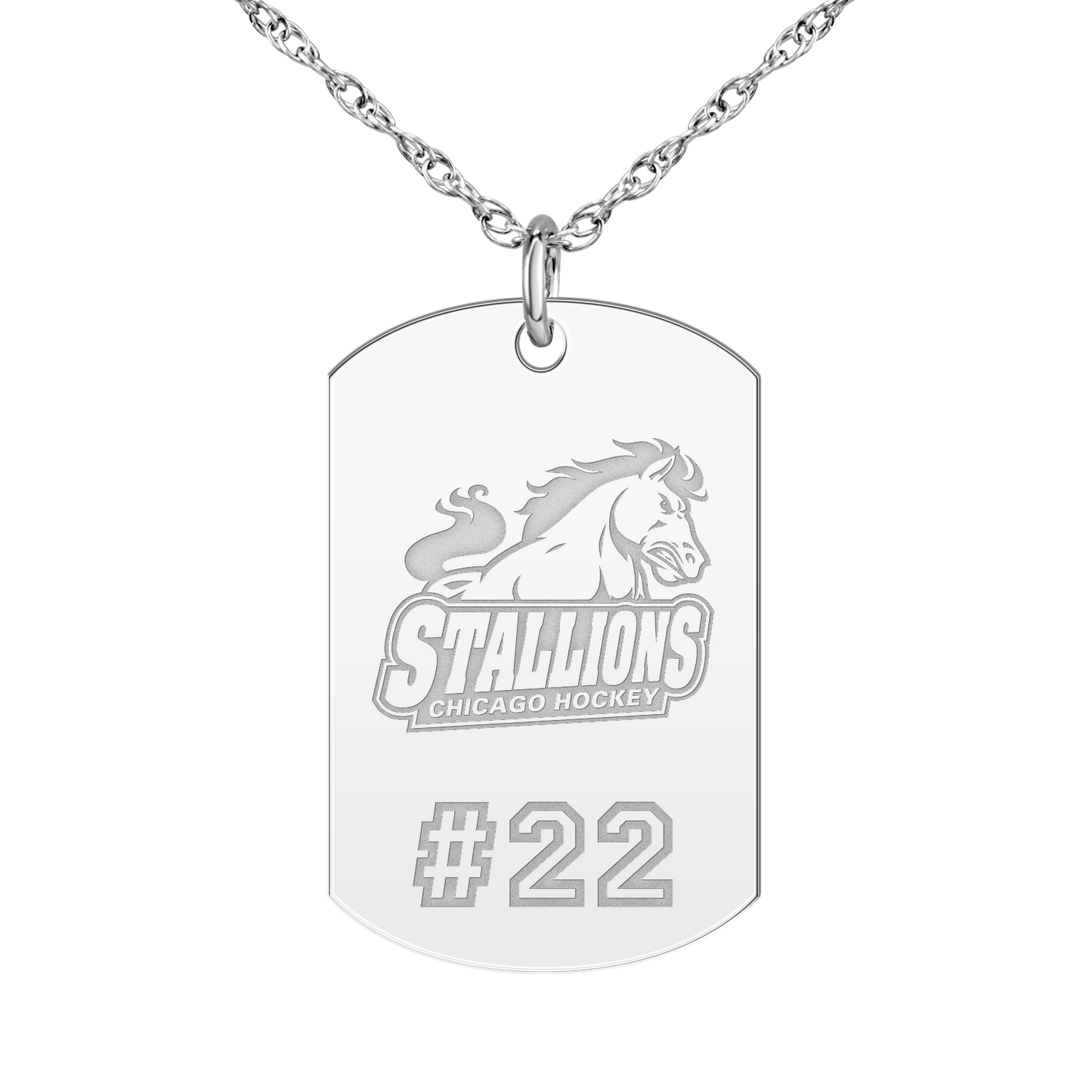 Chicago Stallions Player’s Number Tag Large