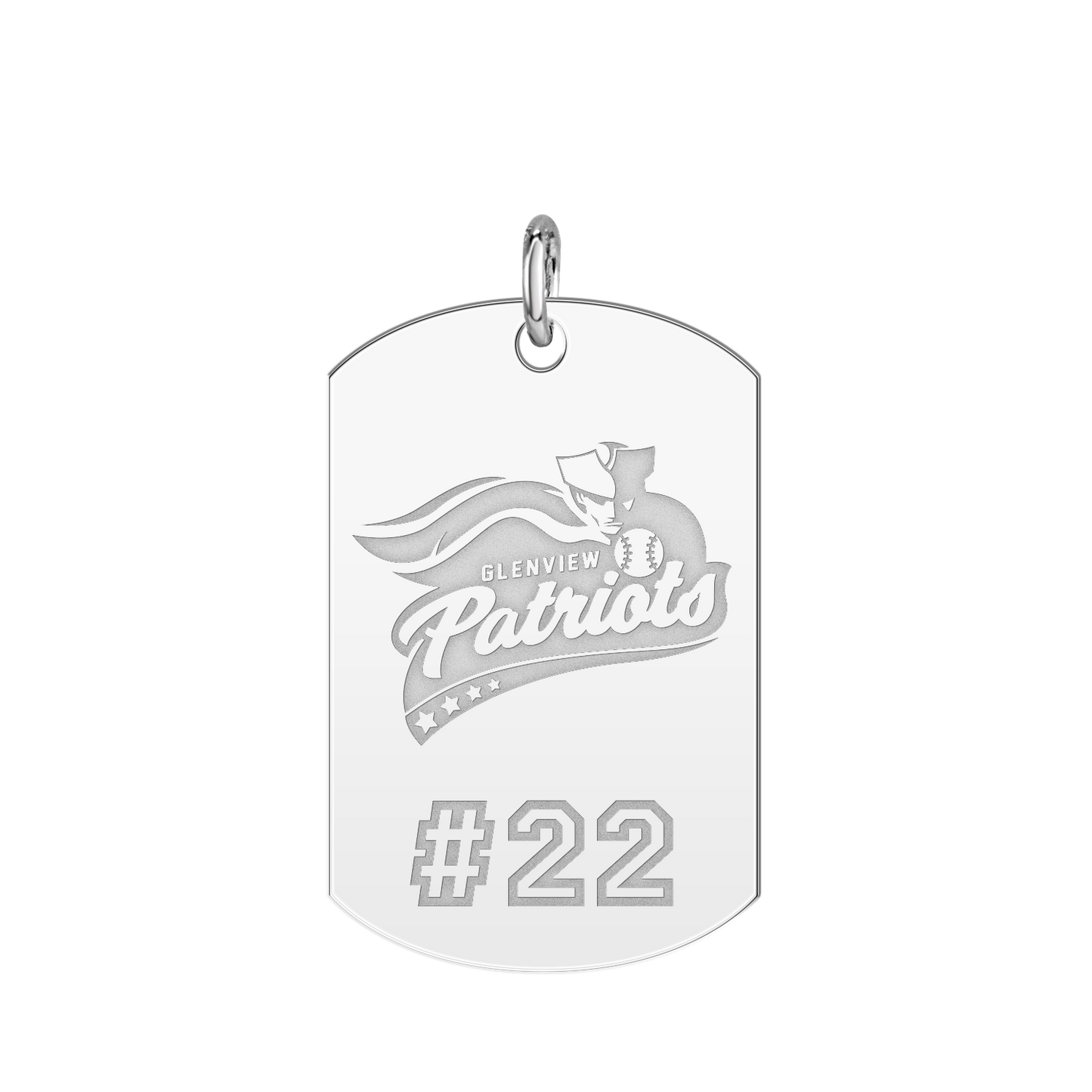 Glenview Patriots Player’s Number Tag Large