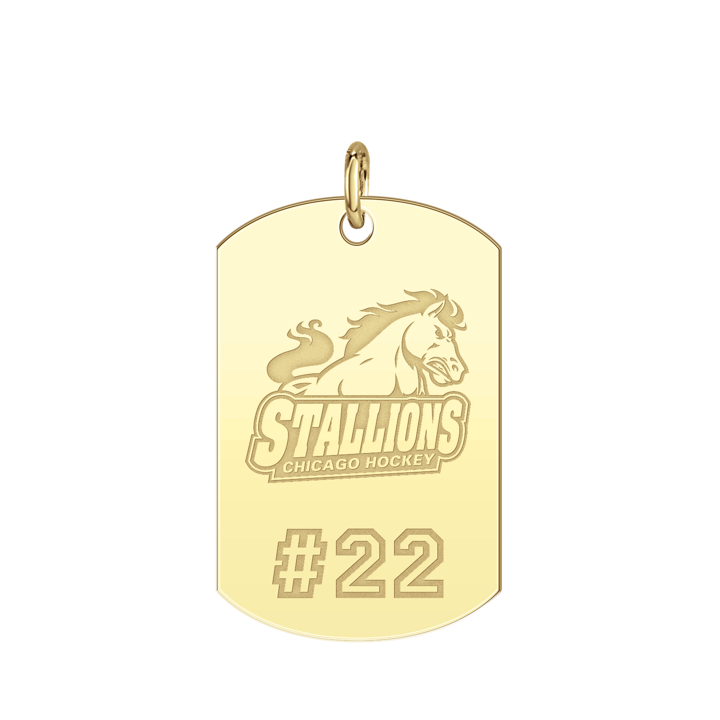 Chicago Stallions Player’s Number Tag Large