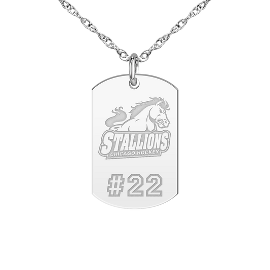 Chicago Stallions Player’s Number Tag Small