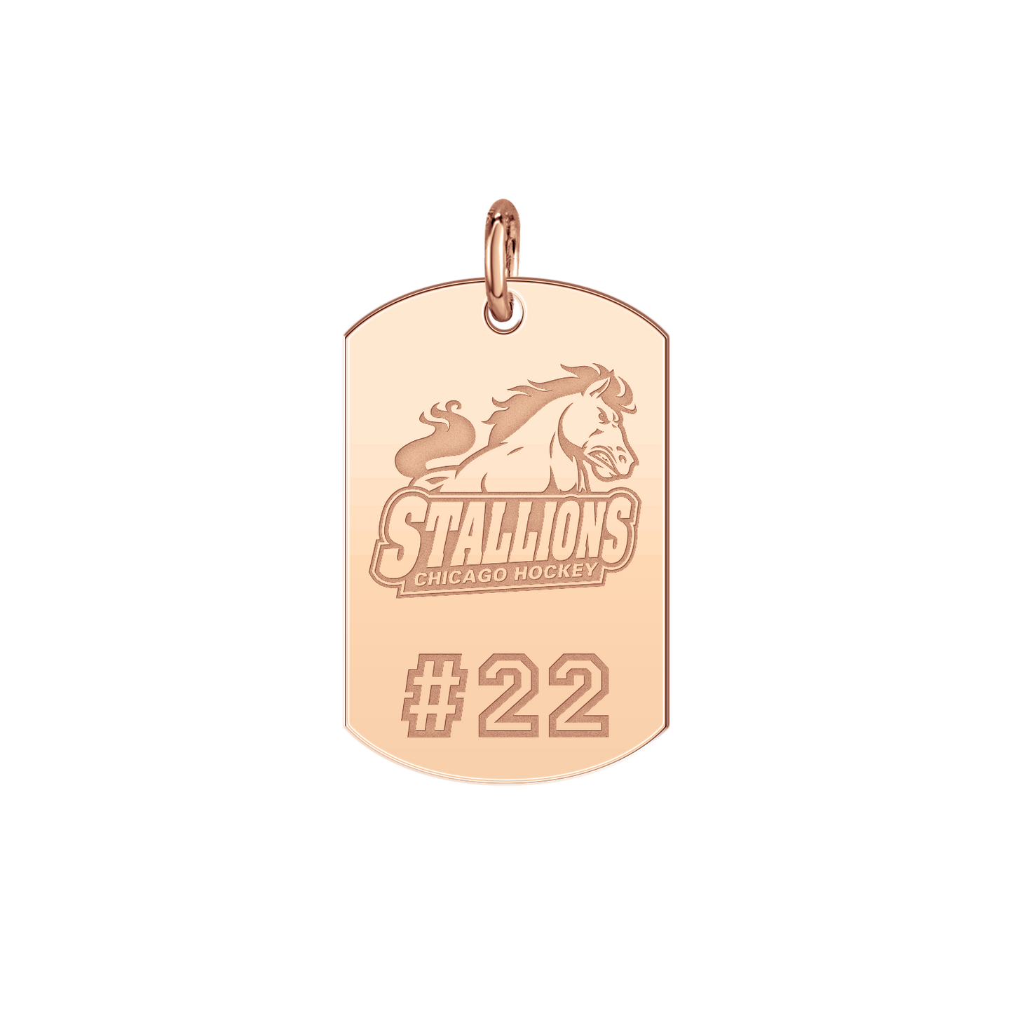 Chicago Stallions Player’s Number Tag Small