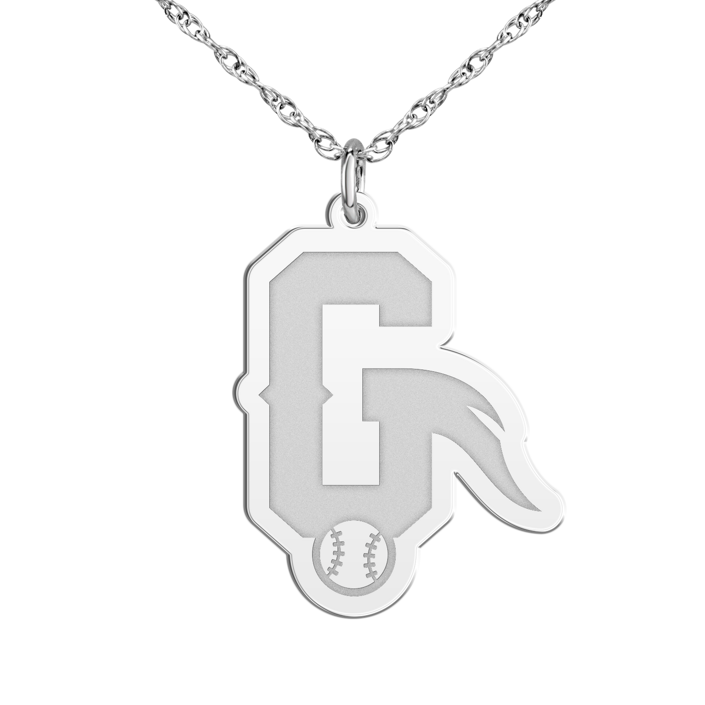 Glenview Patriots Signature G Initial Logo Necklace