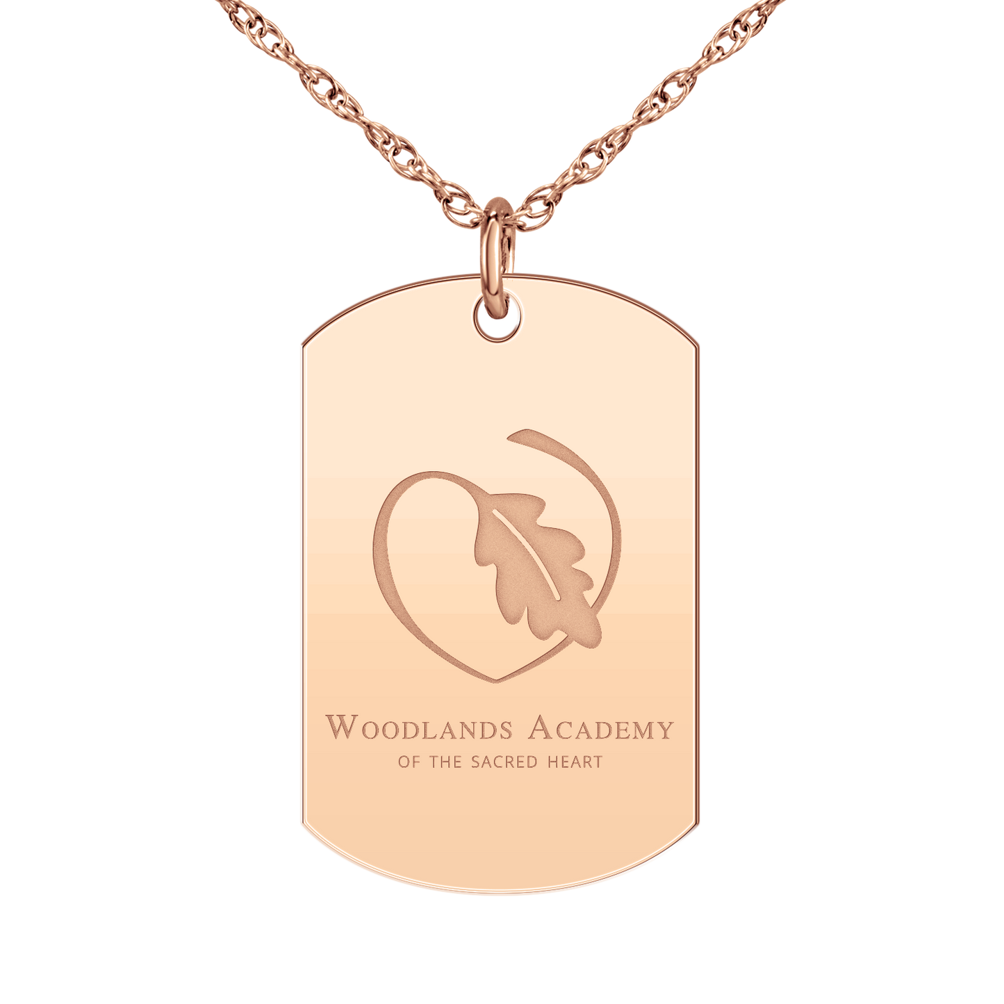 Woodlands Academy Logo Tag Large