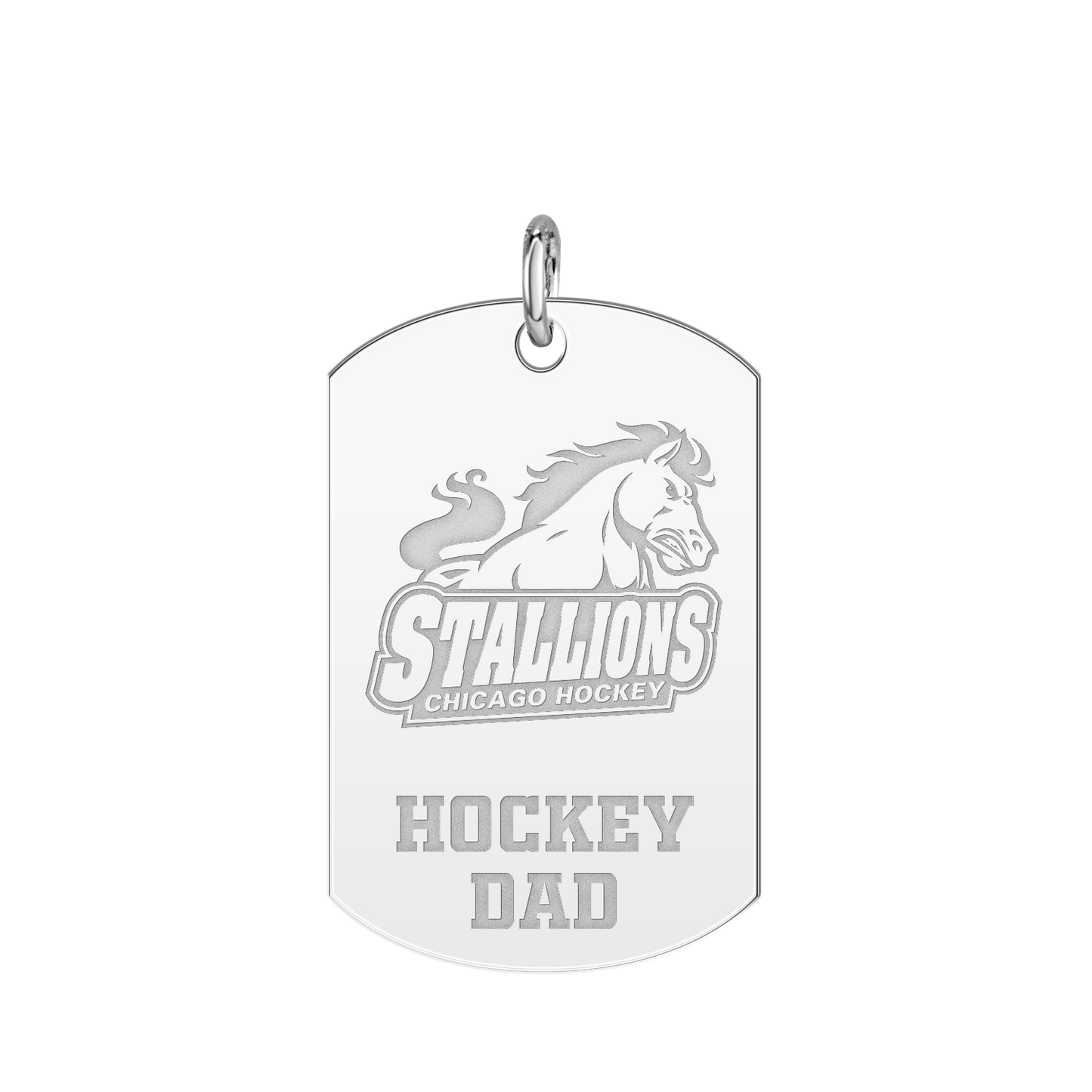 Chicago Stallions Hockey Dad Tag