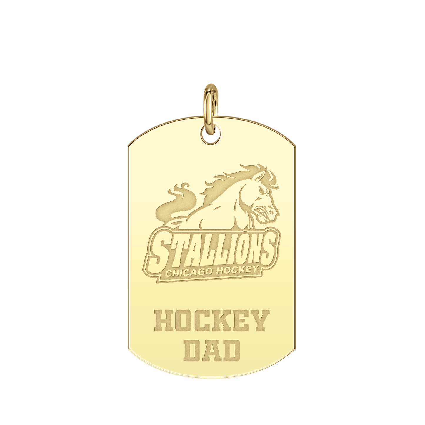 Chicago Stallions Hockey Dad Tag