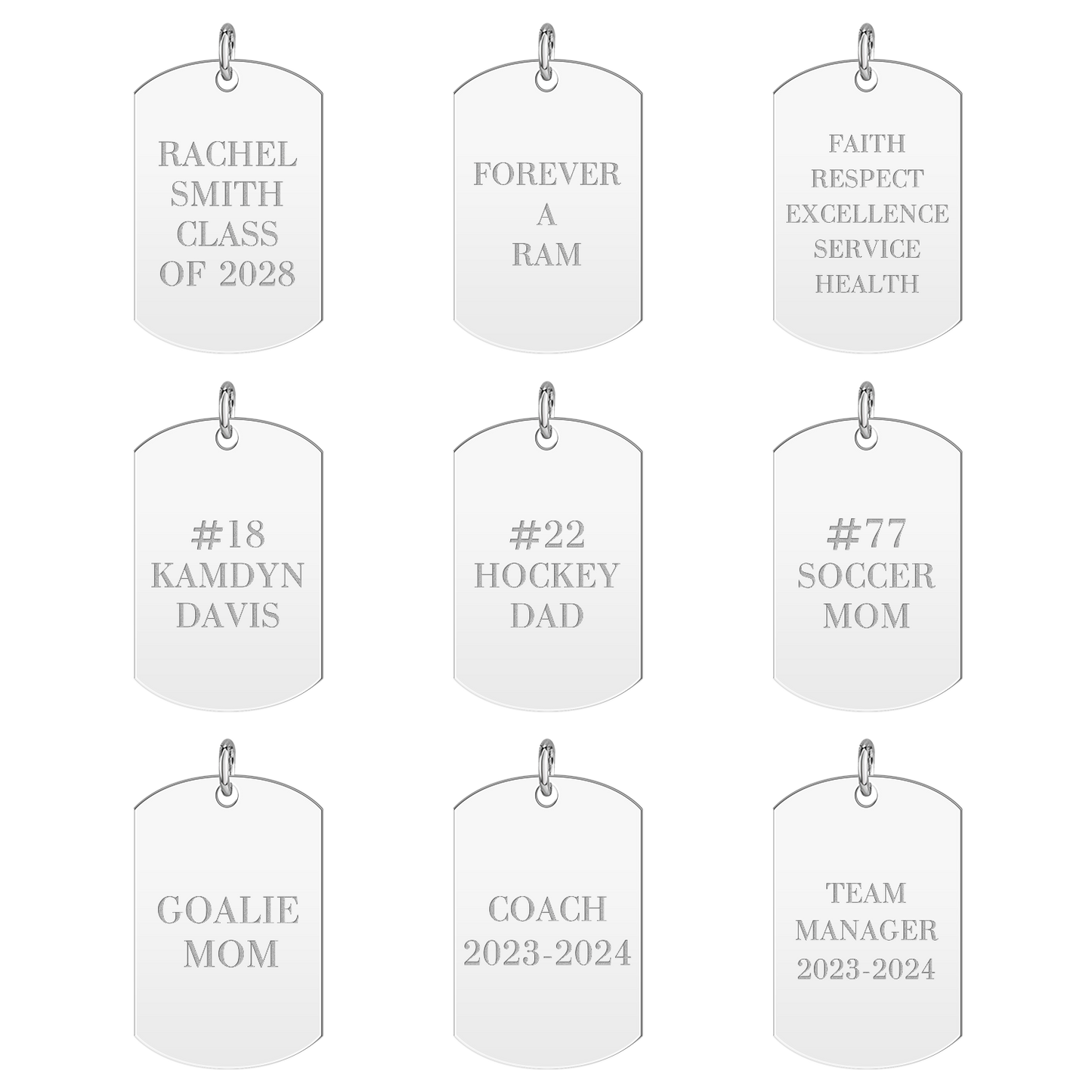 DePaul College Prep Signature Tag Large