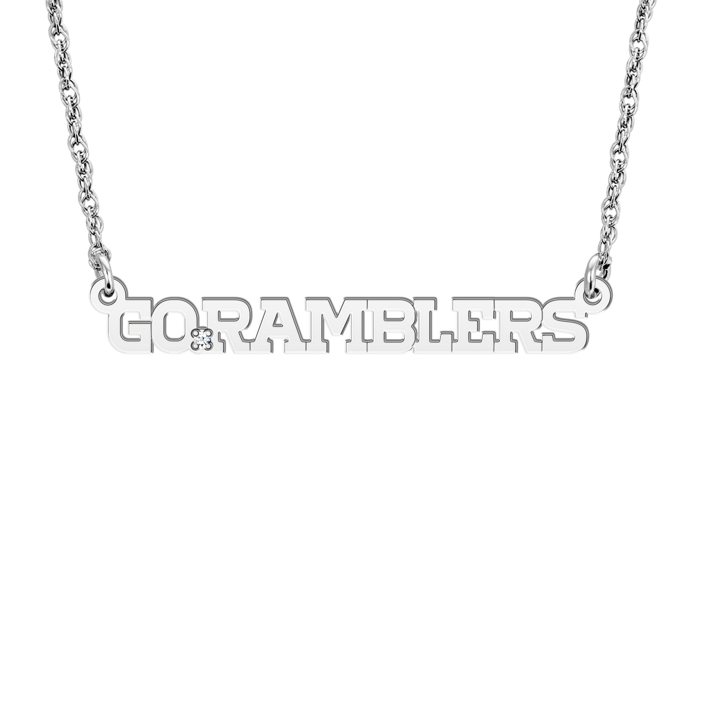 Go Ramblers Mini Nameplate Necklace