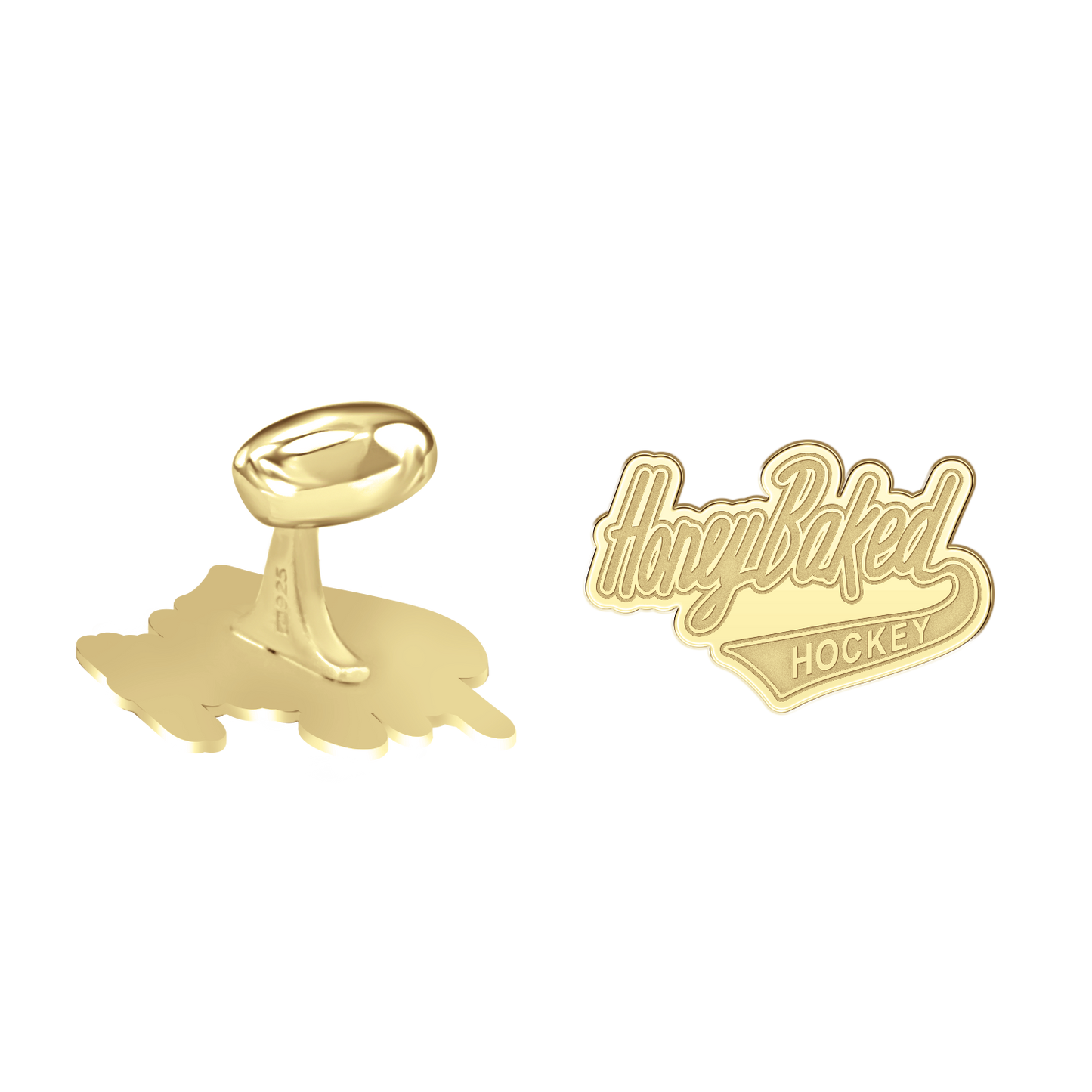 Honey Baked Hockey Cufflinks