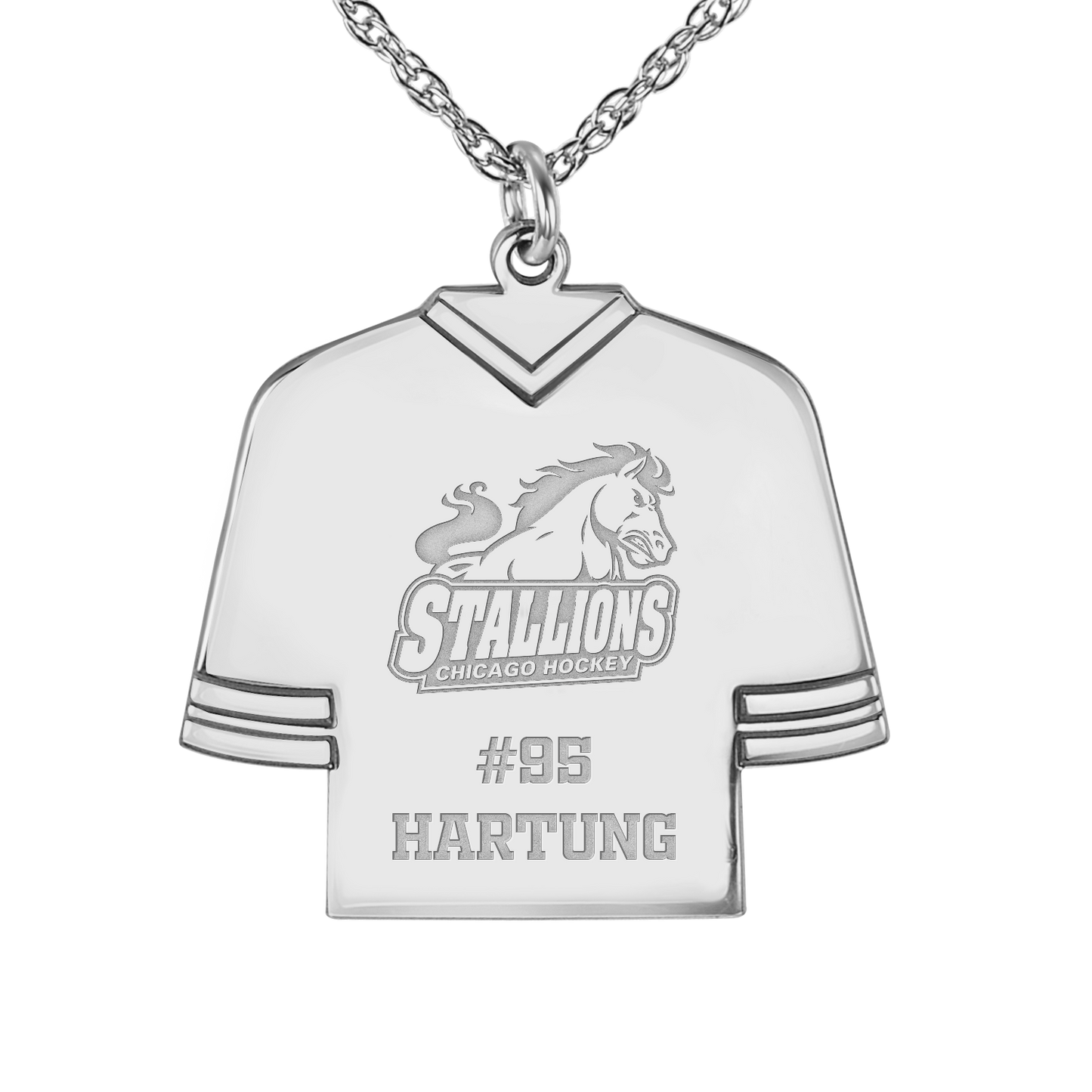 Chicago Stallions Hockey Jersey Pendant
