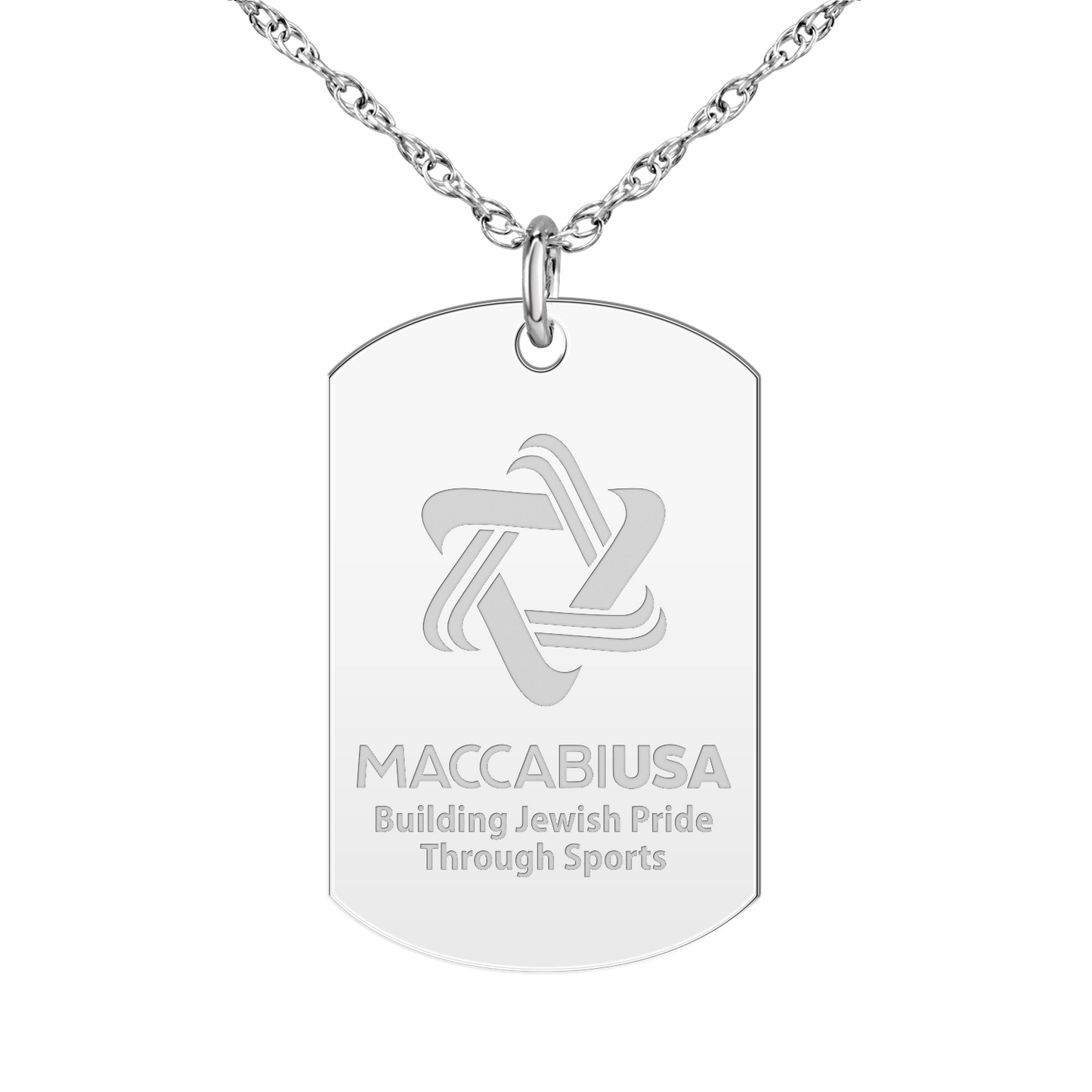 Maccabiah Signature Logo Tag