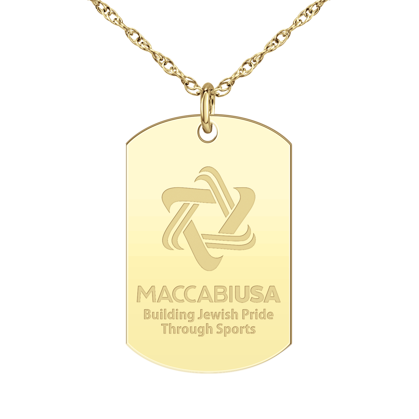 Maccabiah Signature Logo Tag