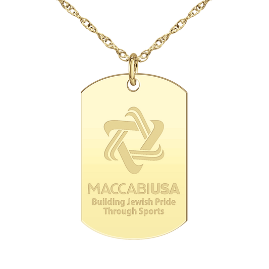 Maccabiah Signature Logo Tag