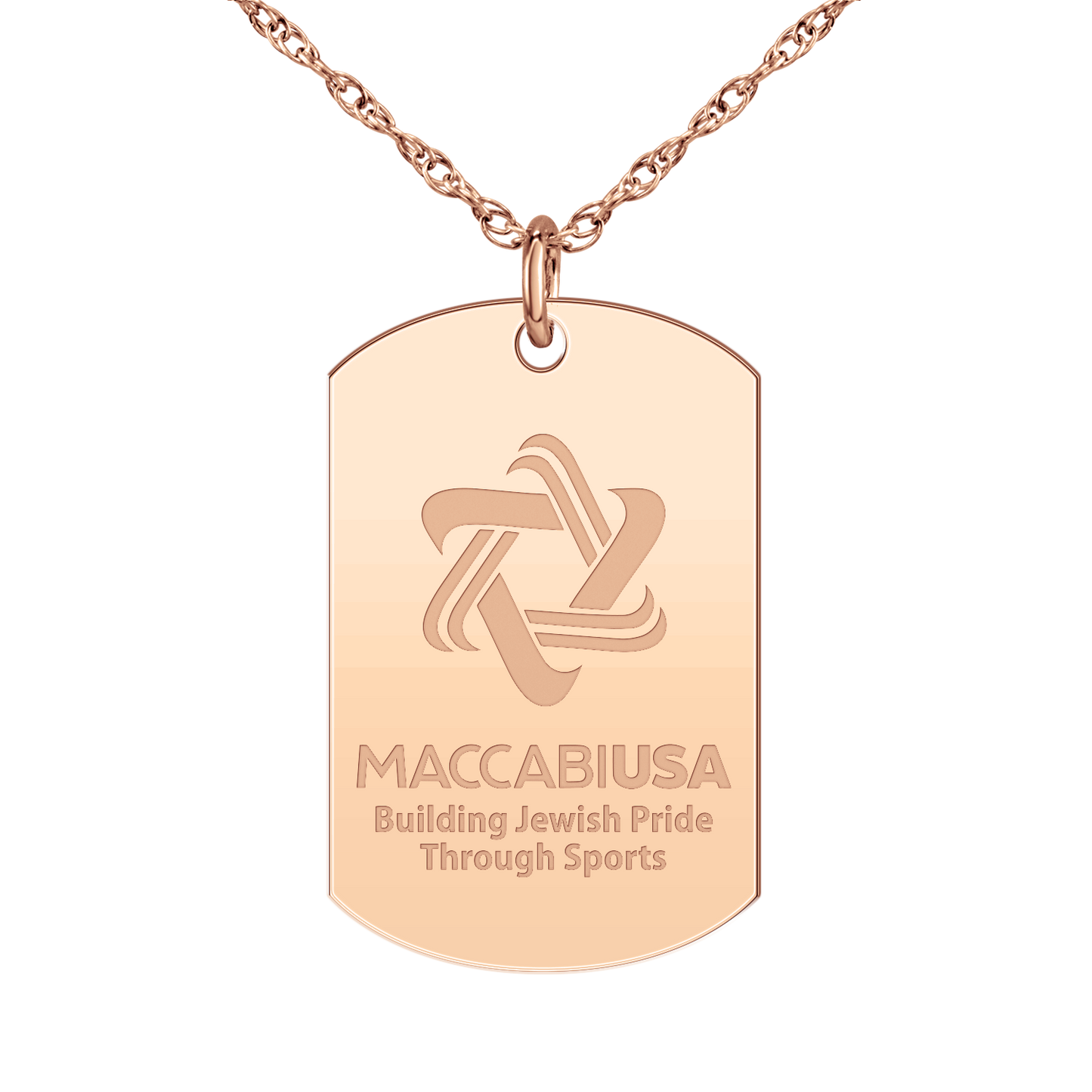 Maccabiah Signature Logo Tag