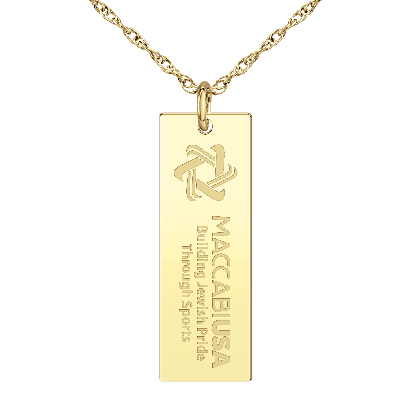 Maccabiah Logo Tall Tag