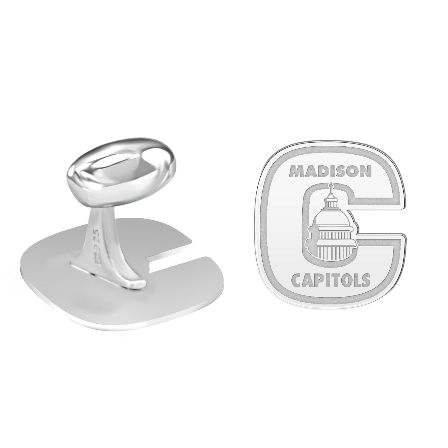 Madison Capitols Youth Hockey Cufflinks