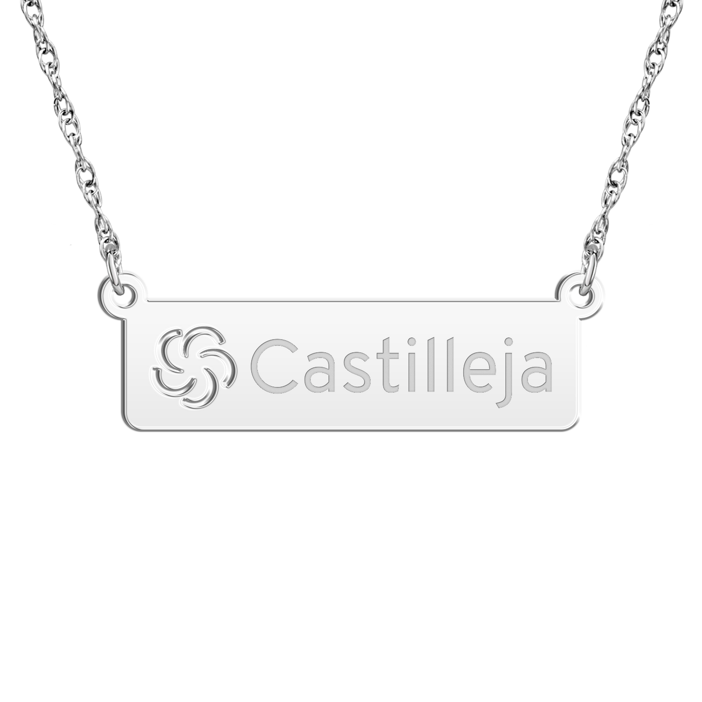Castilleja Pierced Bar Necklace