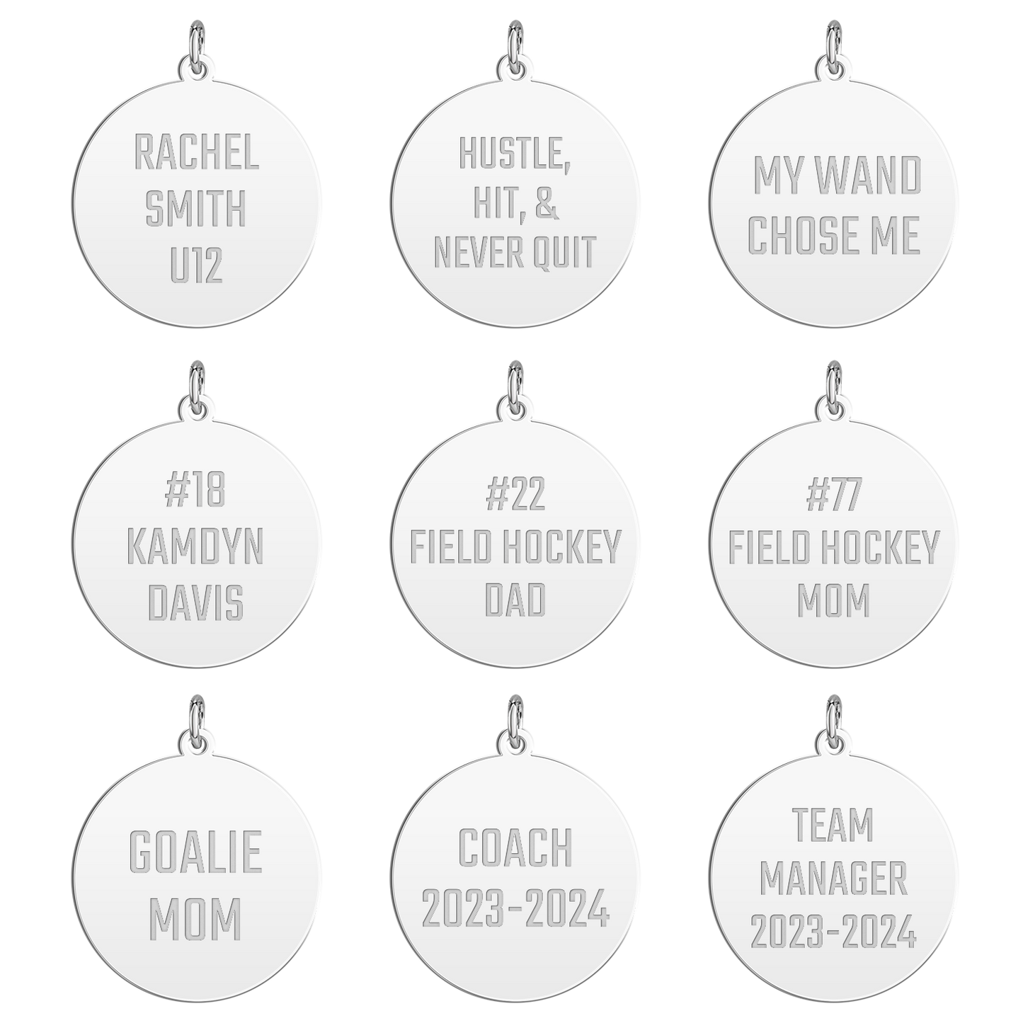 Windy City Field Hockey Disc Key Chain