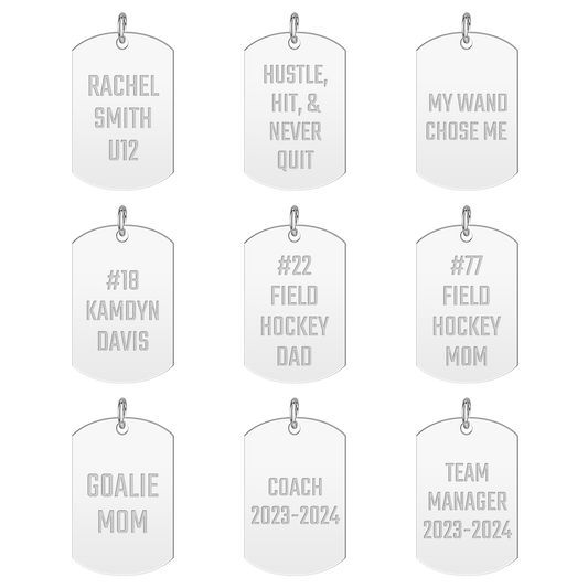 Windy City Field Hockey Tag Key Chain