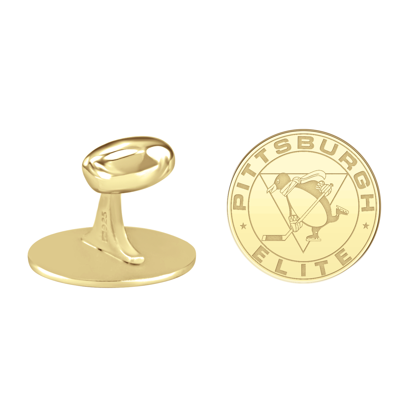 Pittsburgh Elite Disc Cufflinks