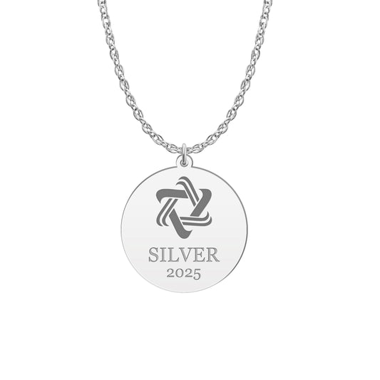 Maccabi SILVER Medal Disc