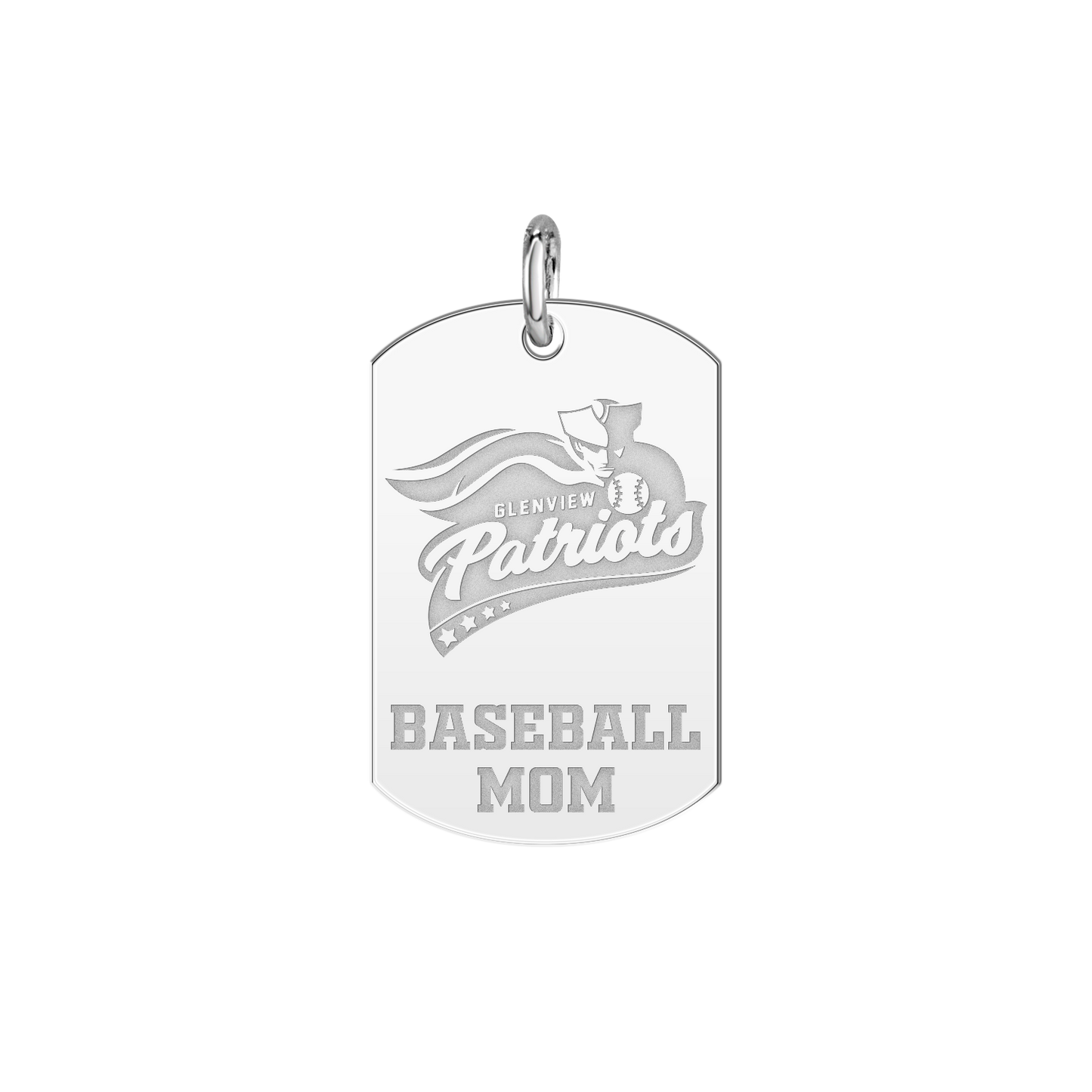 Glenview Patriots Baseball Mom Tag