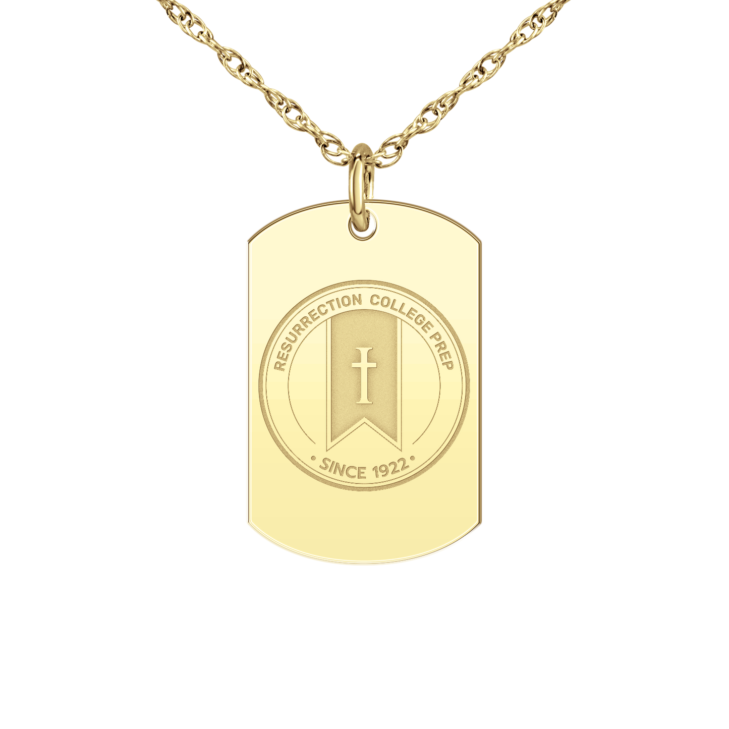 Resurrection College Prep Tag Small