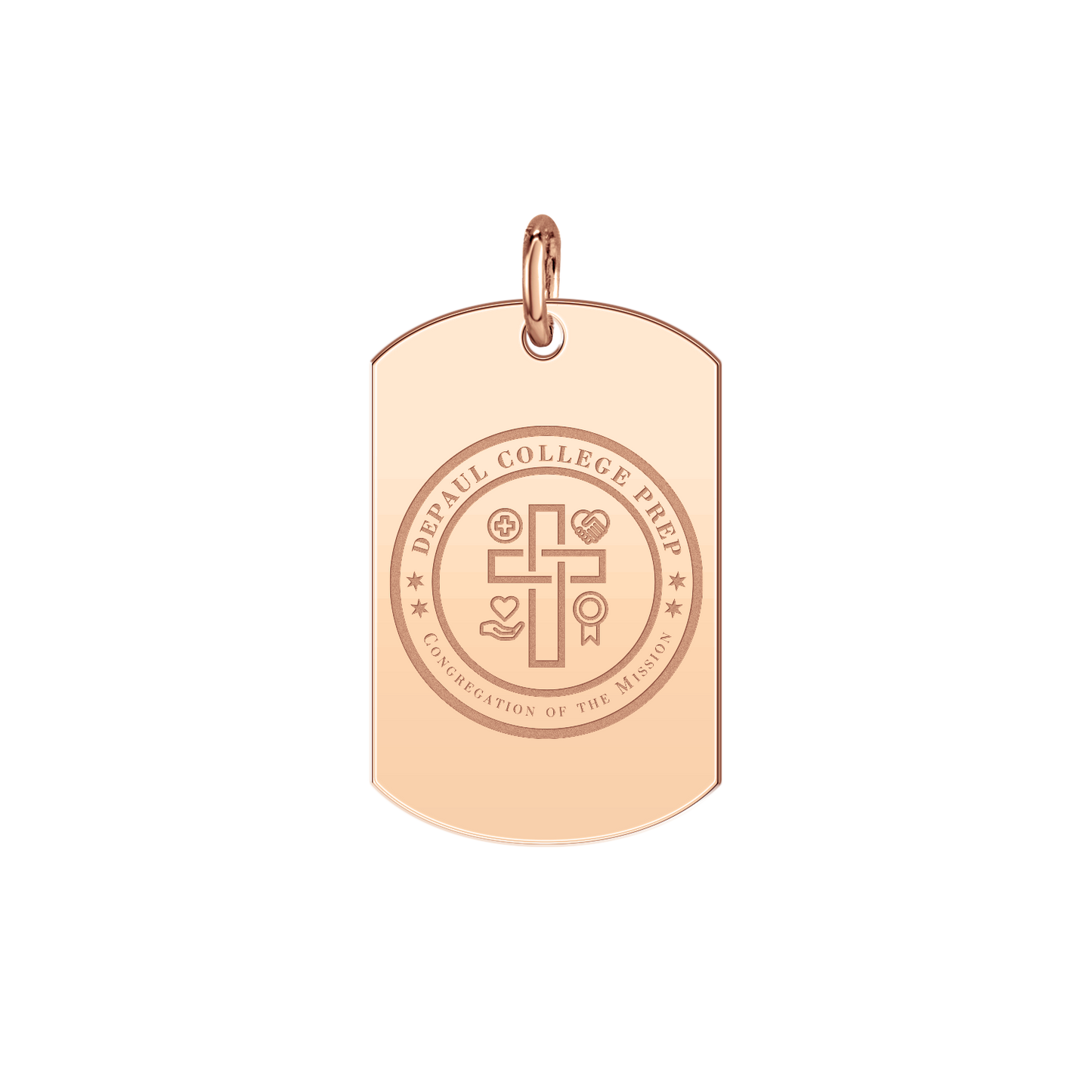 DePaul College Prep Seal Tag Small