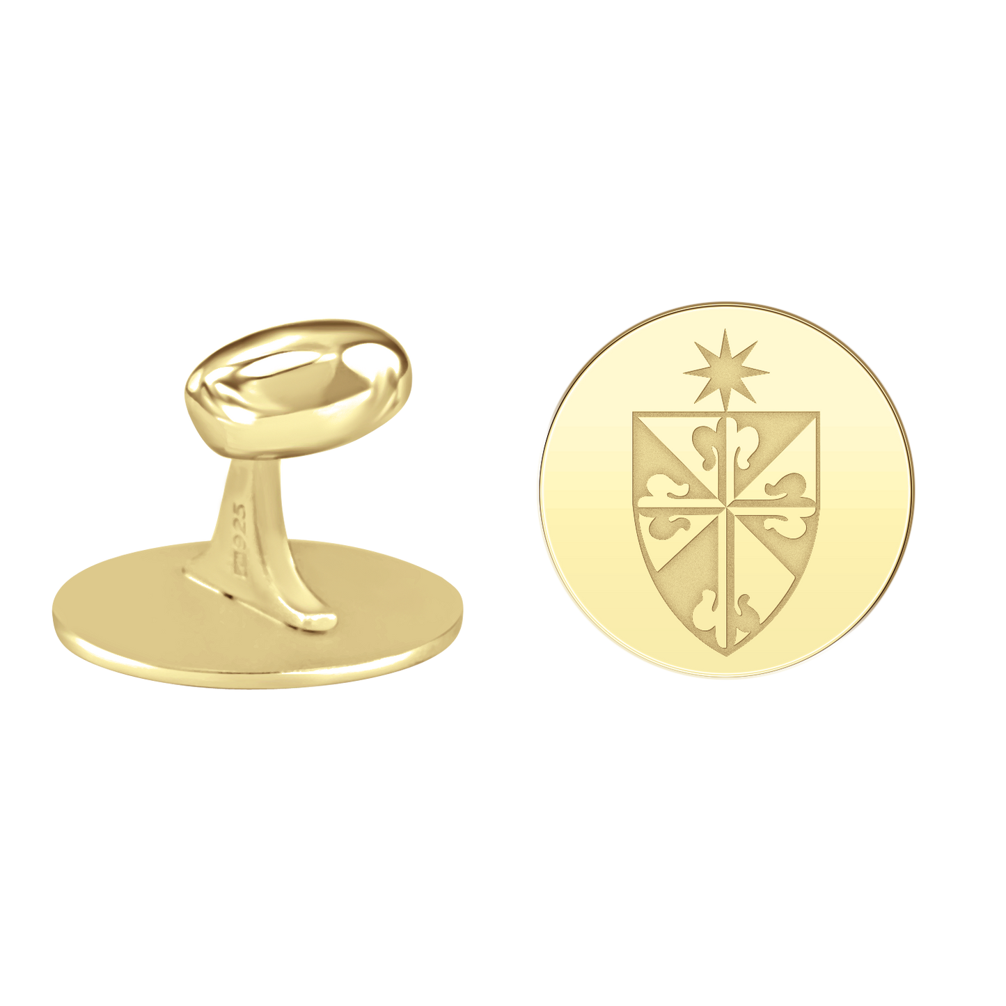 Fenwick Disc Cufflinks