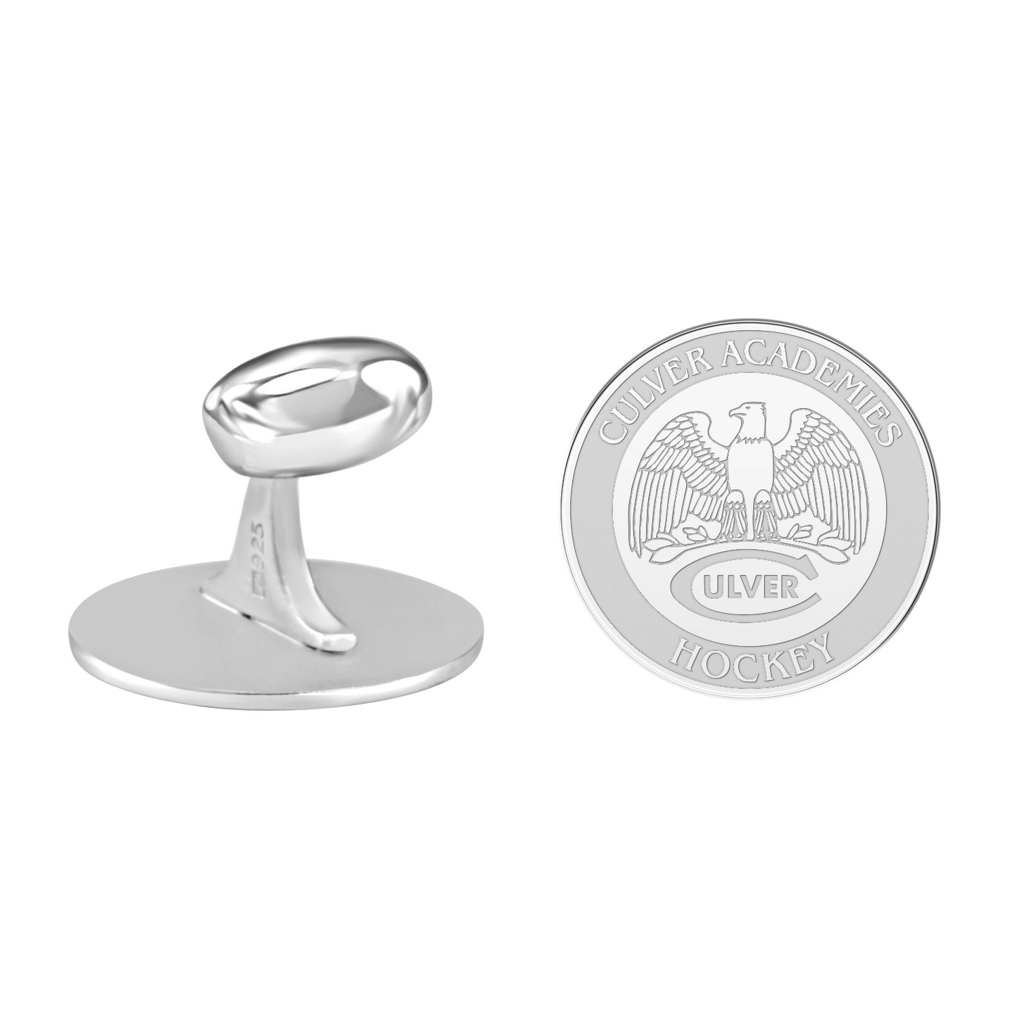 Culver Academy Disc Cufflinks
