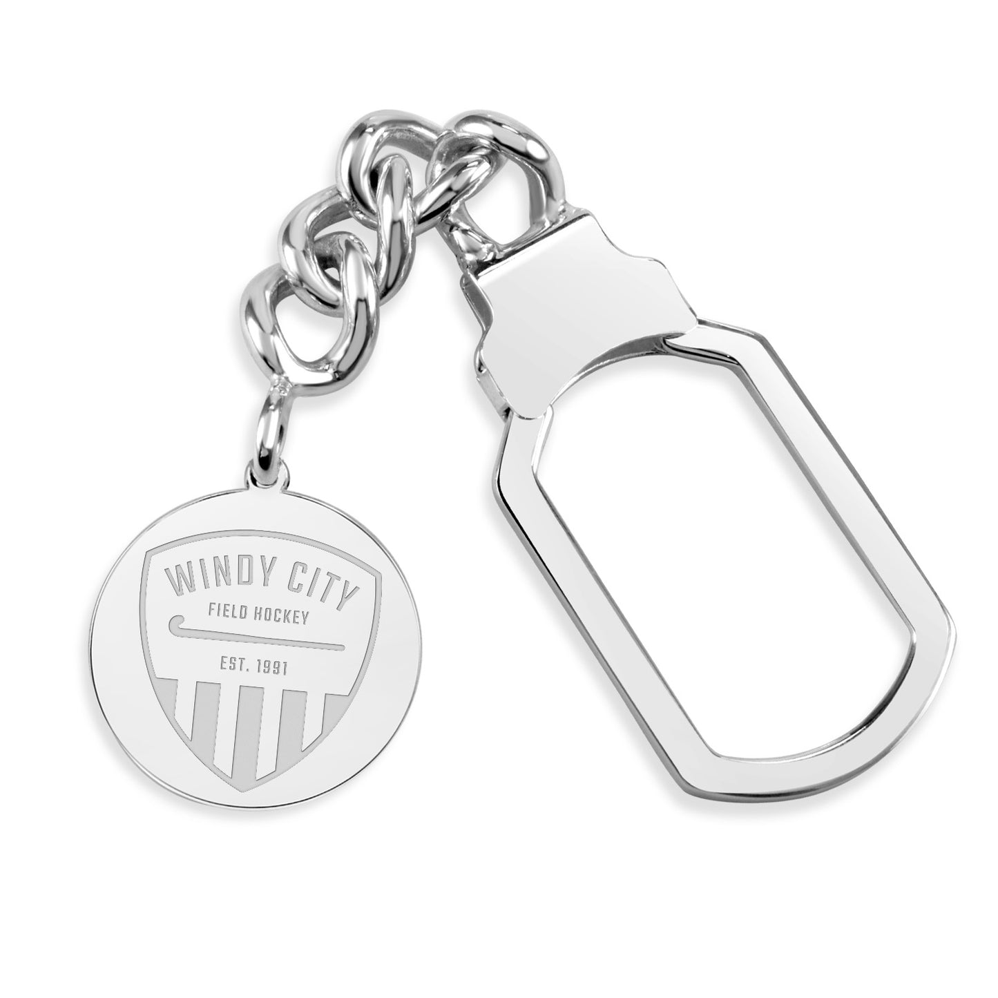 Windy City Field Hockey Disc Tension Key Chain