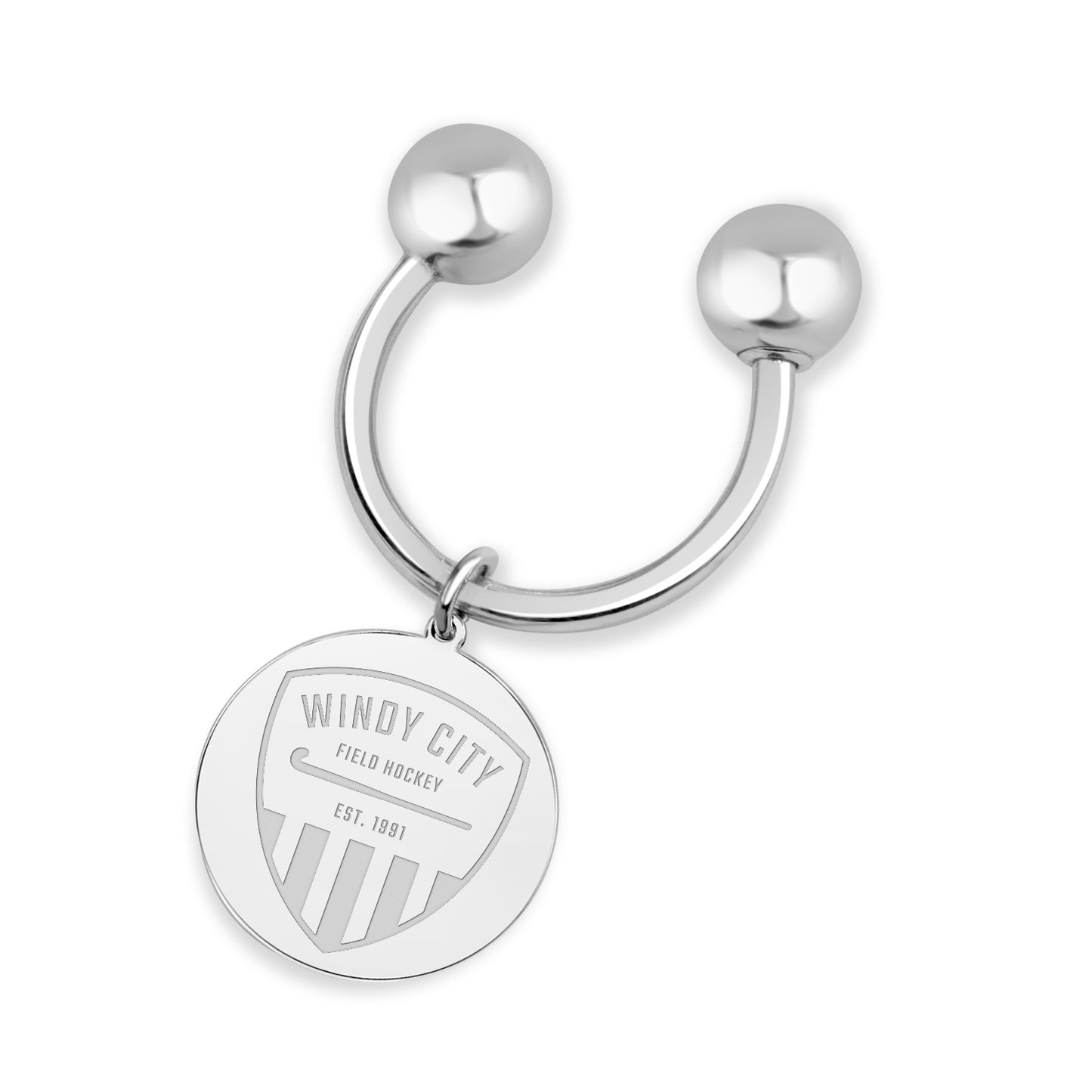 Windy City Field Hockey Disc Key Chain