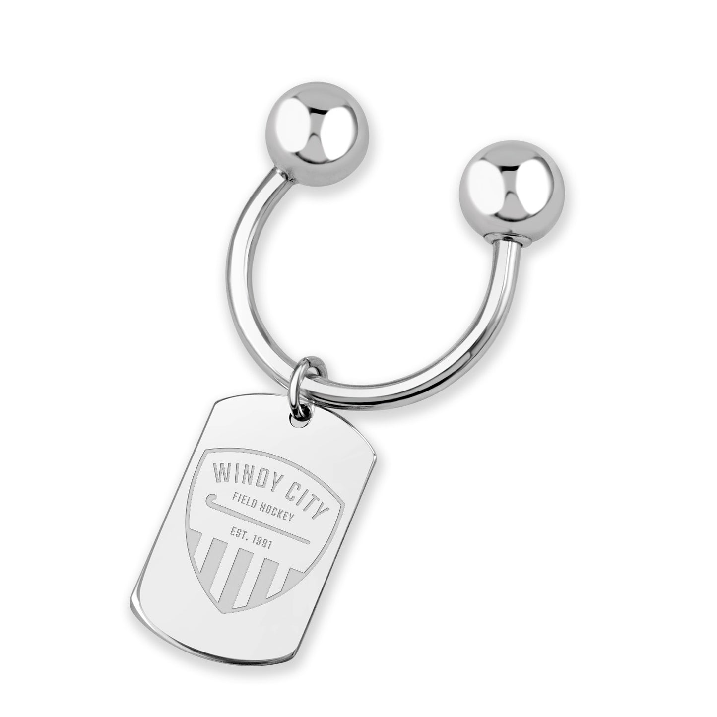 Windy City Field Hockey Tag Key Chain