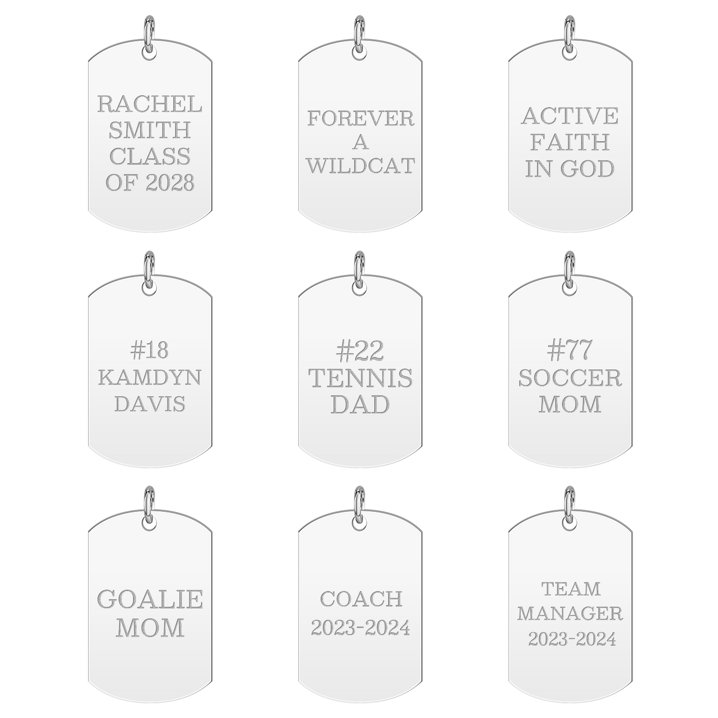 Woodlands Academy Signature Tag Large