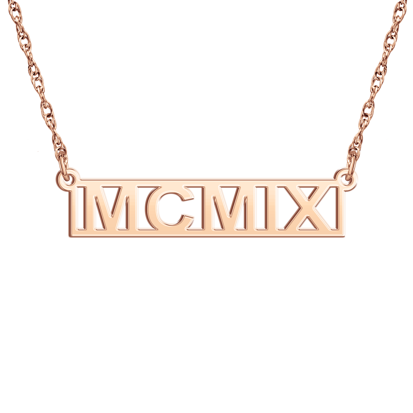 Rambler Founders' Roman Numeral Bar Necklace