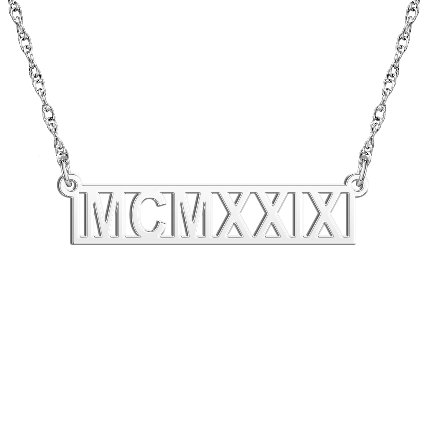 Fenwick Friar Founders' Roman Numeral Bar Necklace
