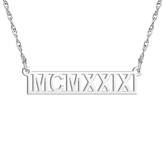 Fenwick Friar Founders' Roman Numeral Bar Necklace