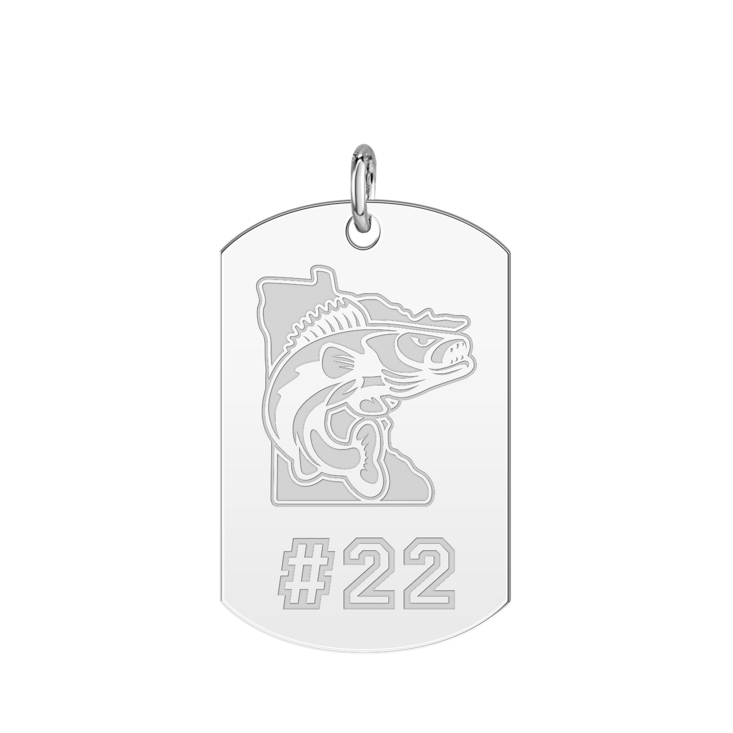 Minnesota Walleye Player’s Number Tag Large