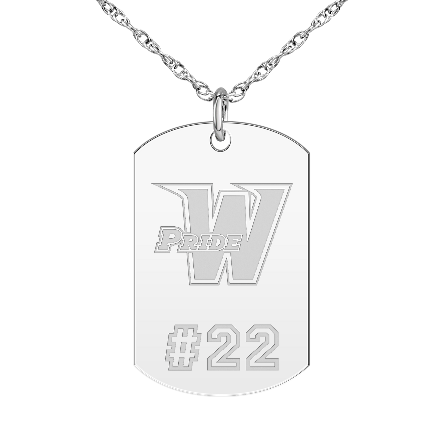 Washington Pride Player’s Number Tag Large