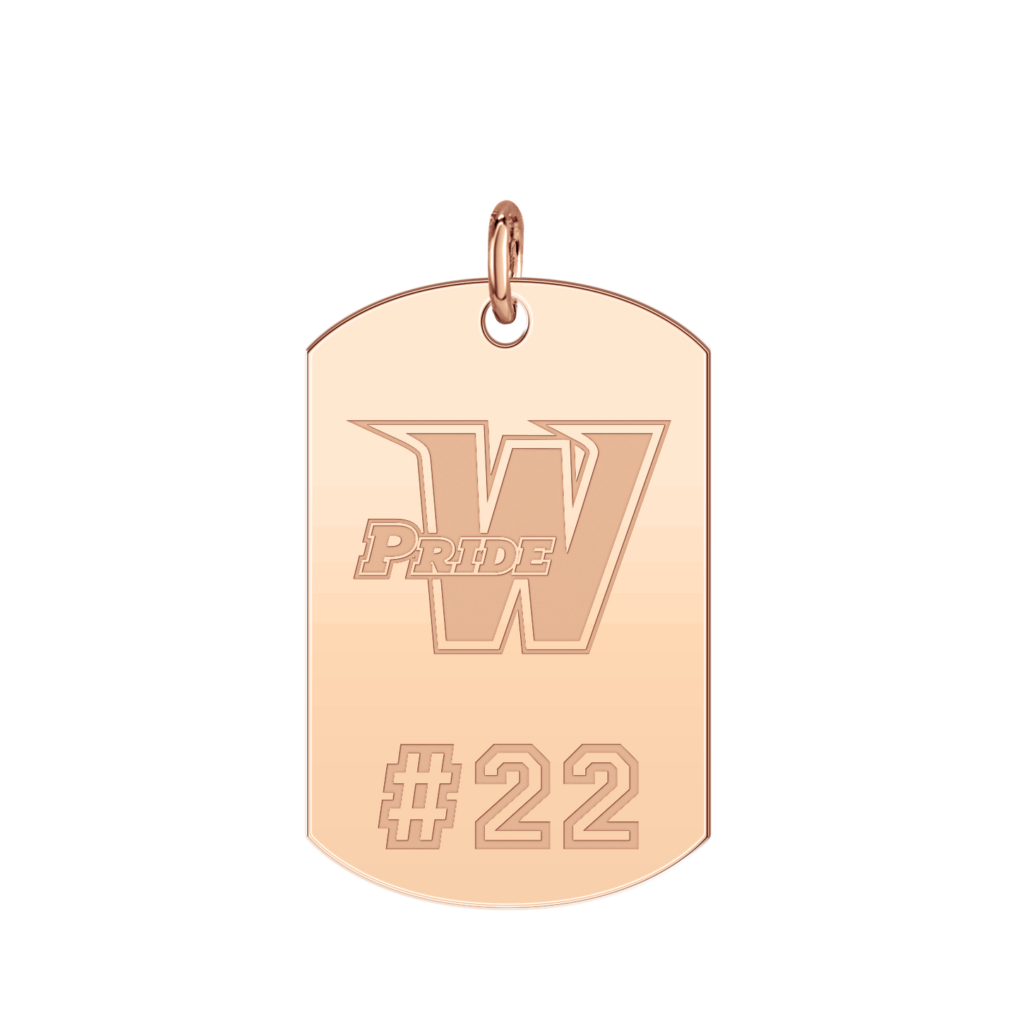 Washington Pride Player’s Number Tag Large