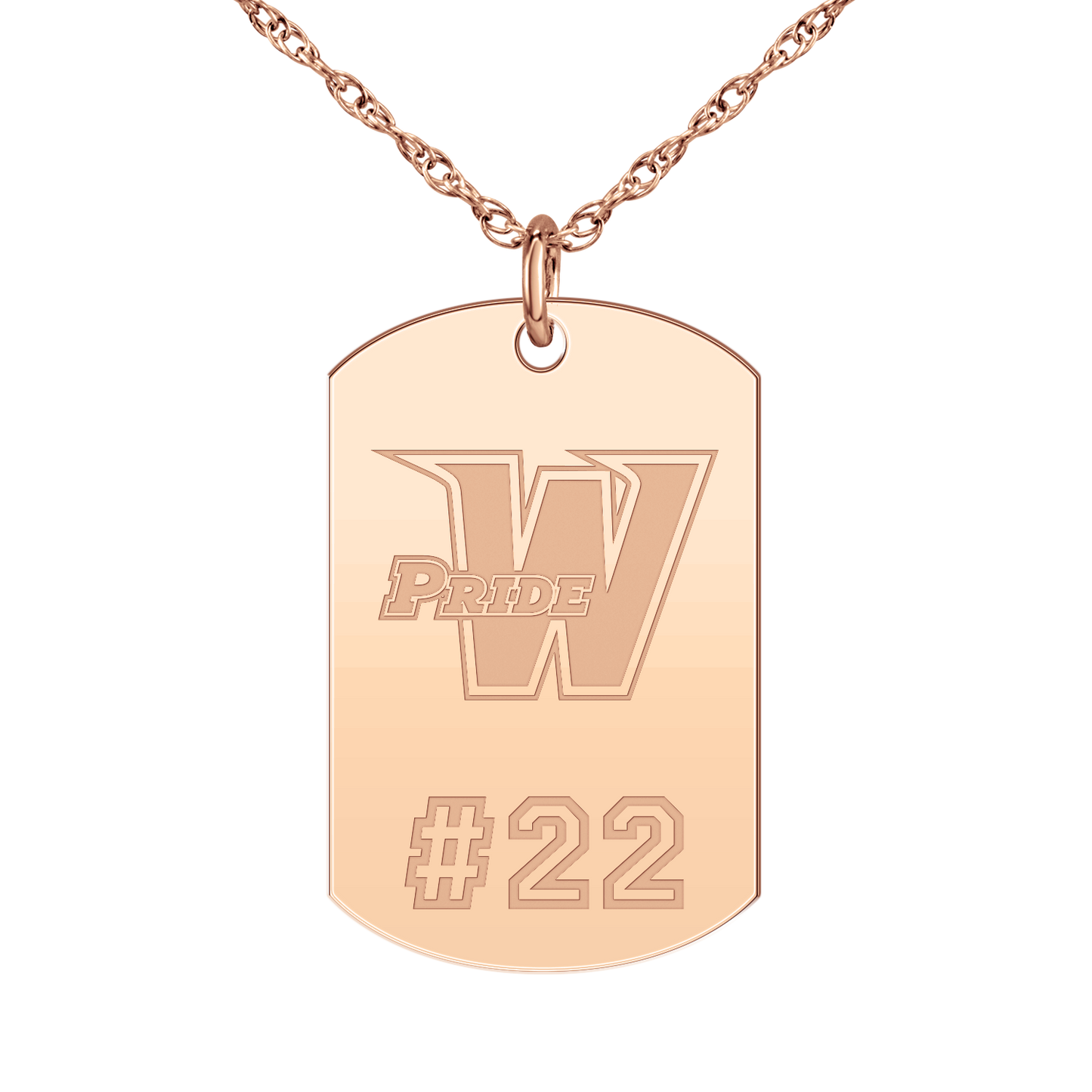 Washington Pride Player’s Number Tag Large