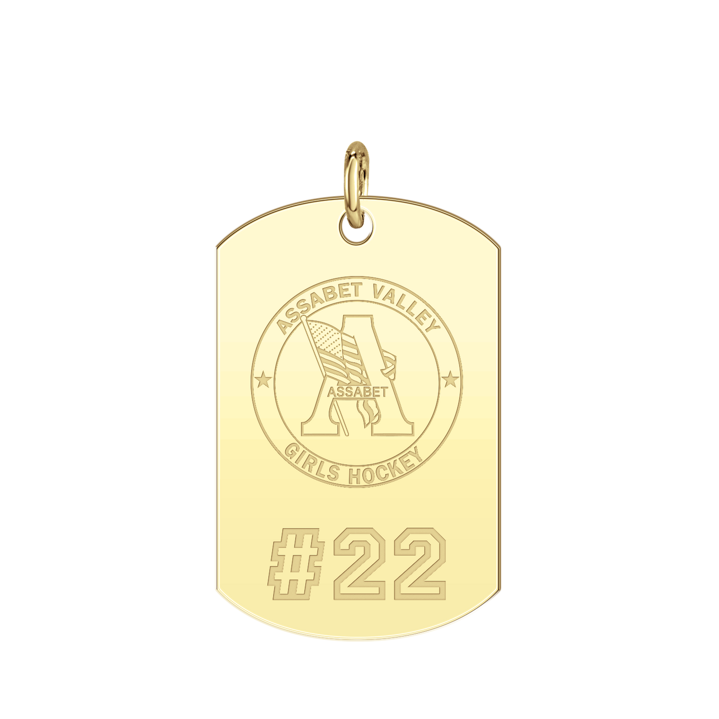 Assabet Valley Player’s Number Tag Large