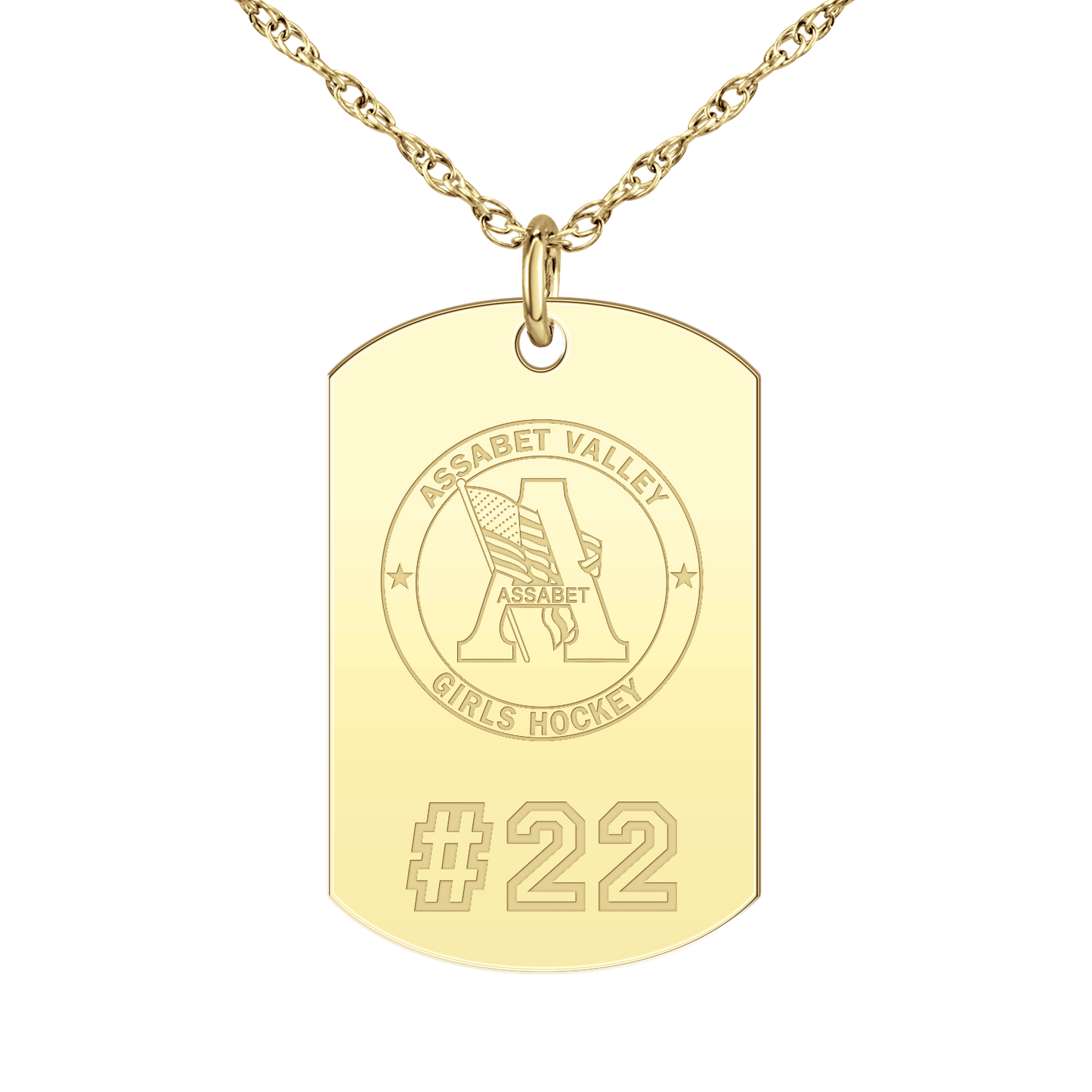 Assabet Valley Player’s Number Tag Large