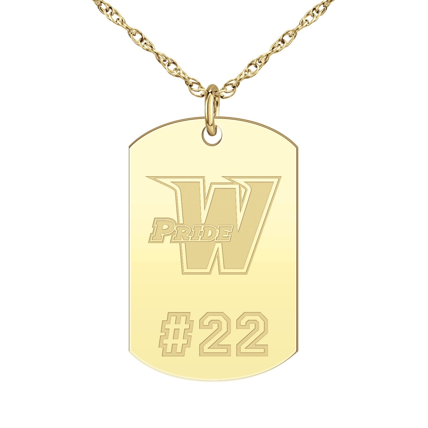 Washington Pride Player’s Number Tag Large