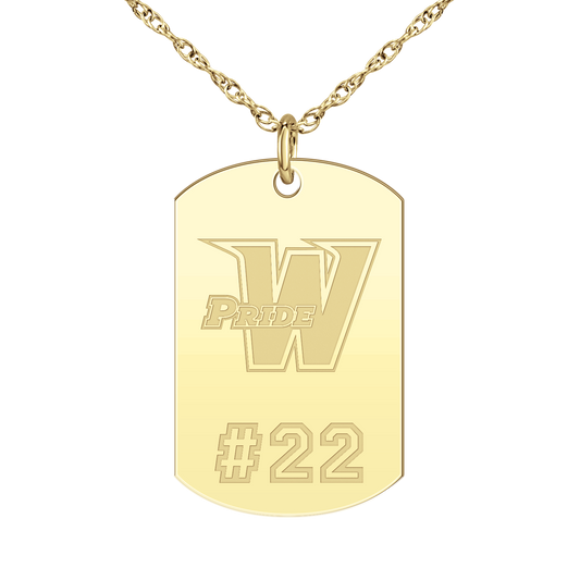 Washington Pride Player’s Number Tag Large