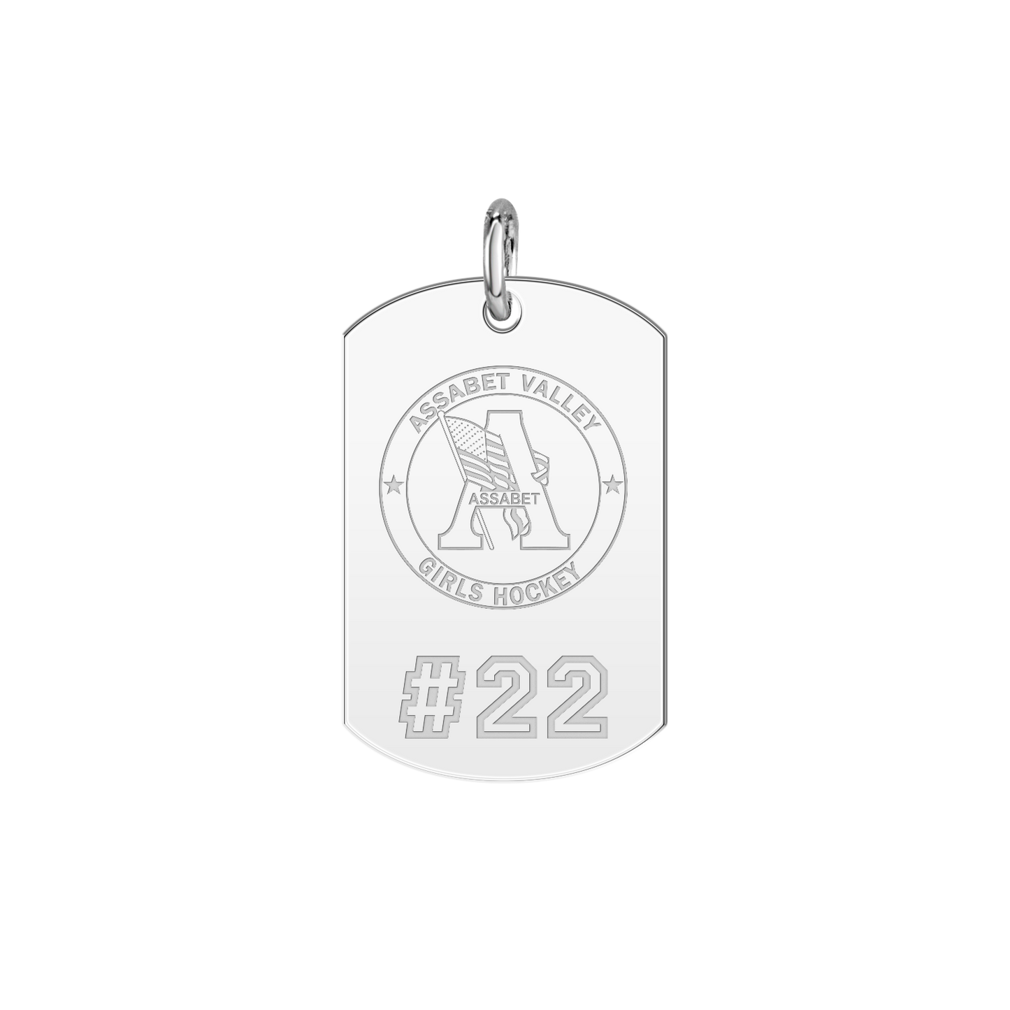 Assabet Valley Player’s Number Tag Small