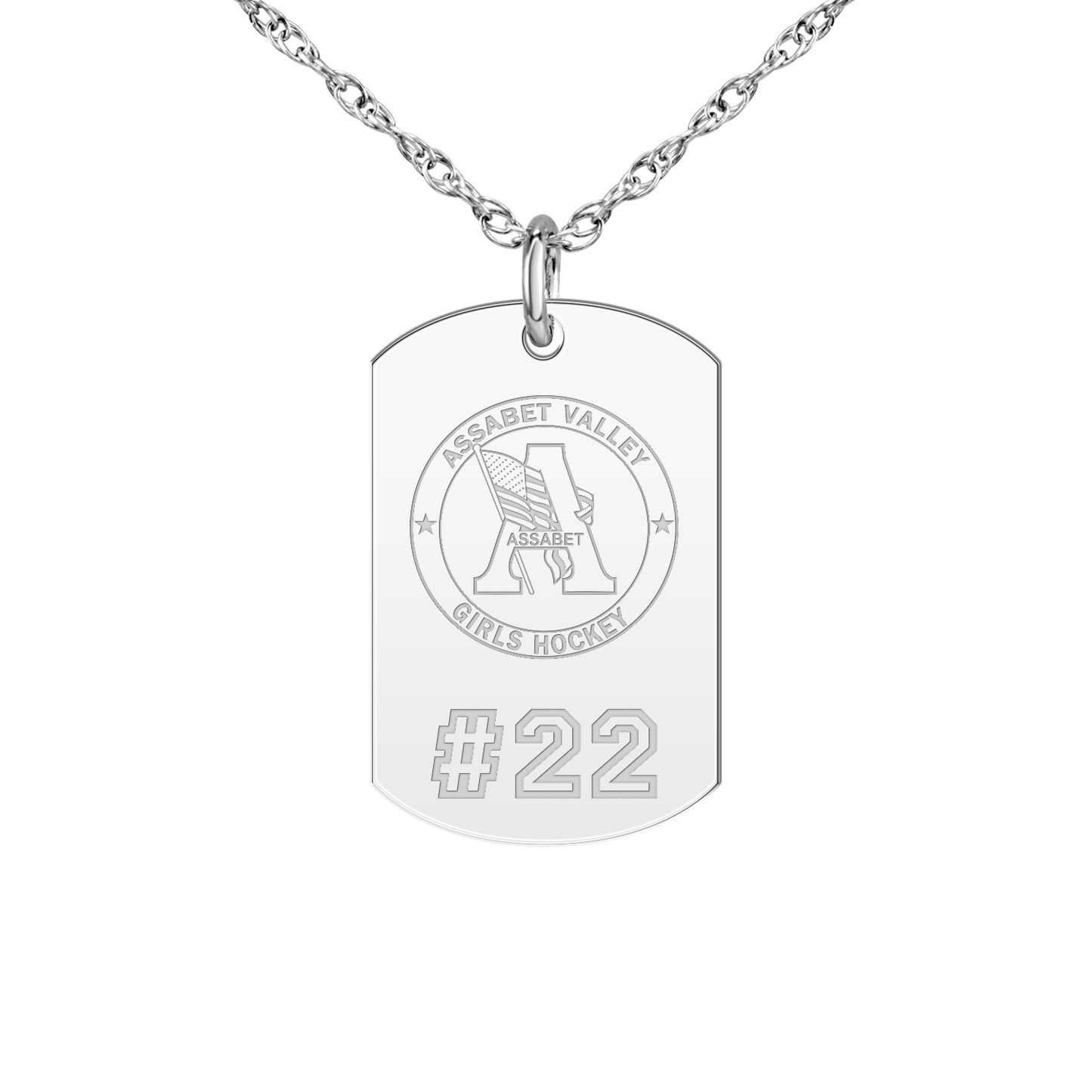 Assabet Valley Player’s Number Tag Small